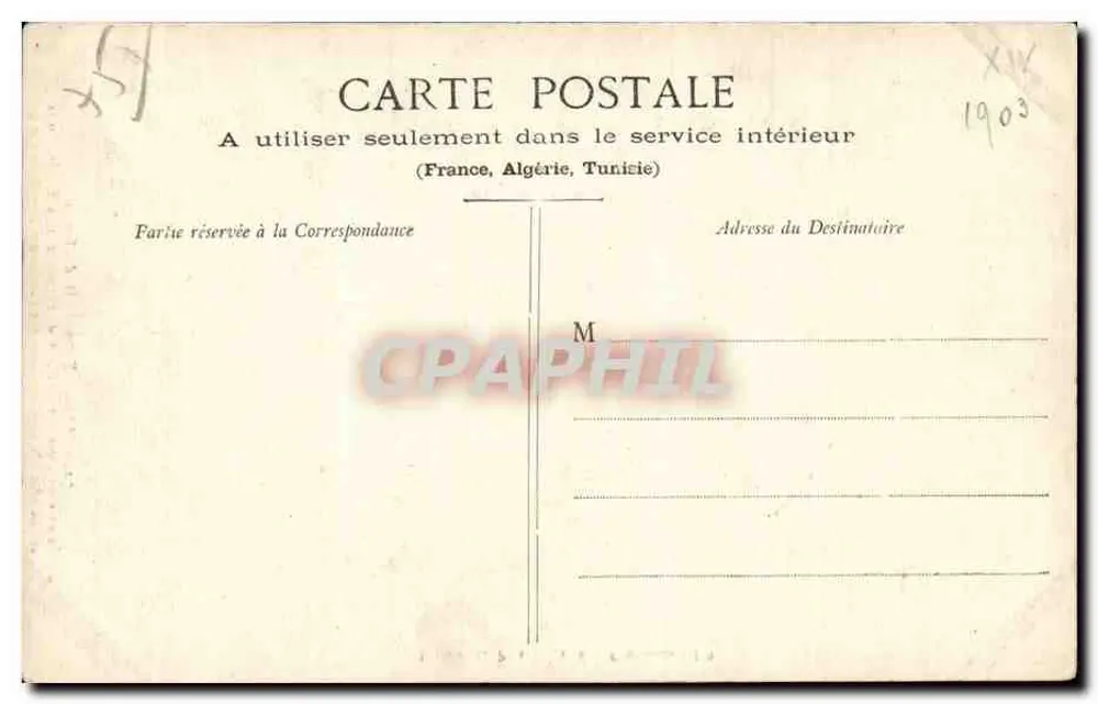 Kirche Unserer Lieben Frau des Arbeitens — Paris, Rue Vercingétorix — Verlag L. F. et V., Serie 468 - Rückseite