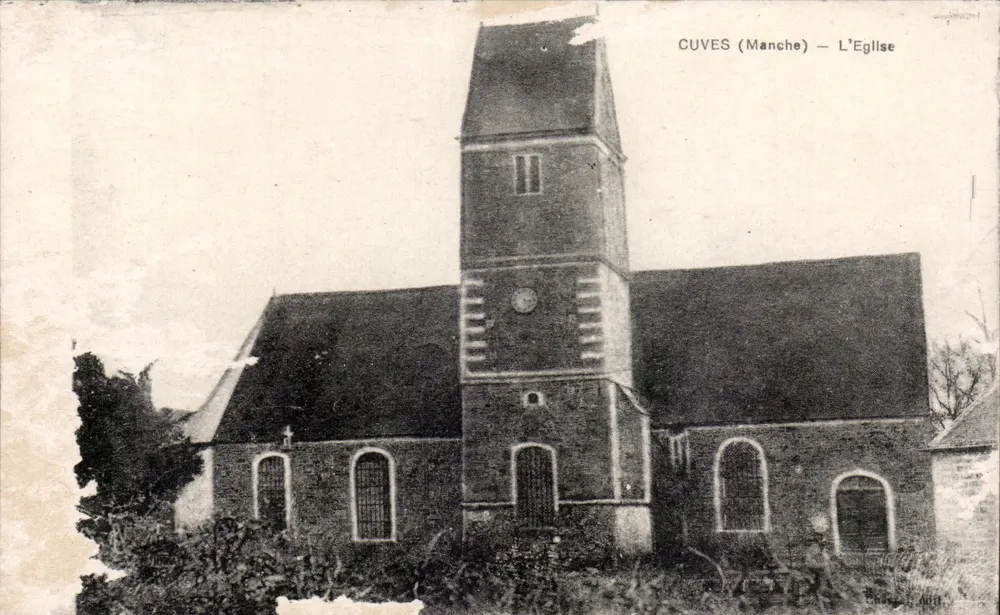 Cuvès (Manche) — A Igreja - Frente