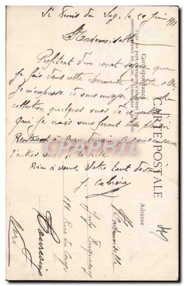 Saint-Denis-du-Sig — Der Brücke — Verlag Alleco (Nr. 9) - Rückseite