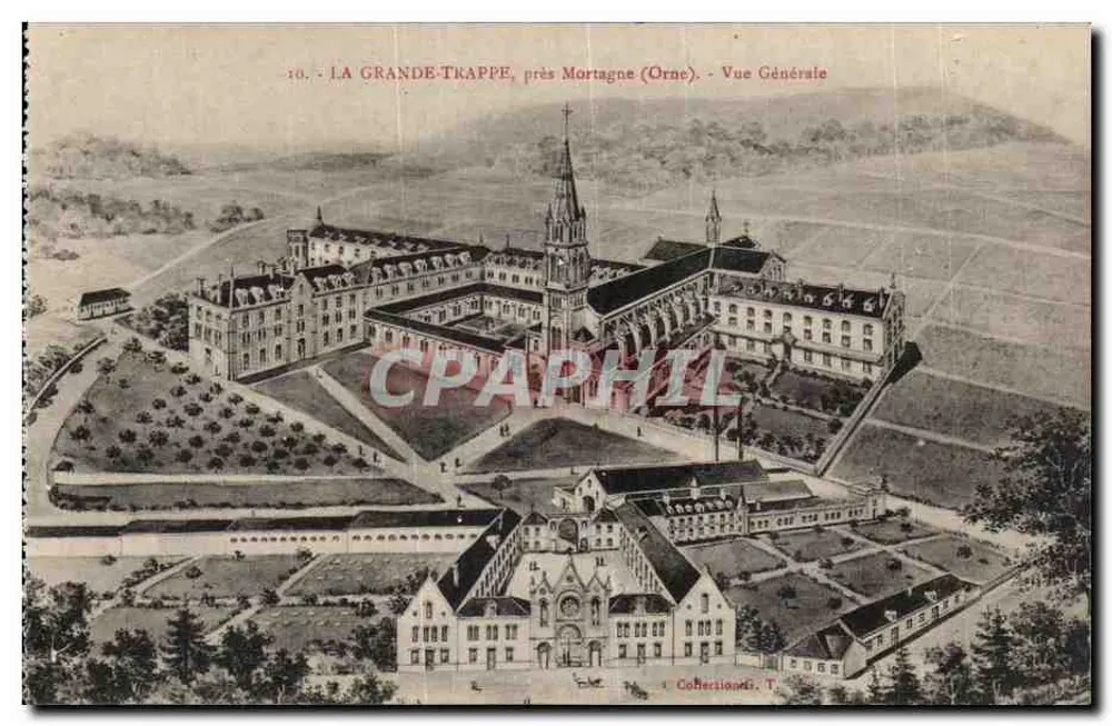 La Grande-Trappe, in der Nähe von Mortagne (Orne) — Allgemeiner Blick — Cocherland & T. - Vorderseite