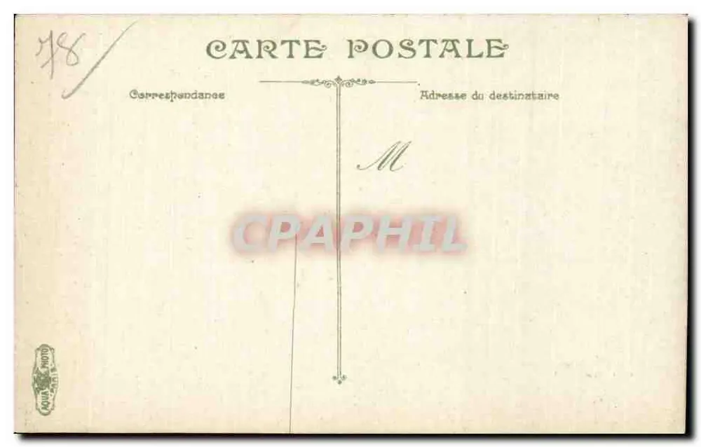 Gärten von Versailles — Während der Großen Fontänen — L.V. R.C.P. - Rückseite