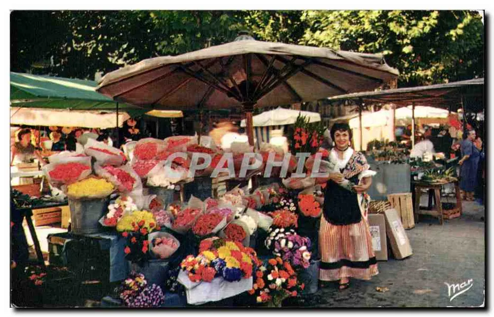 Mercado de flores — Nice — Éditions Sékichrome - Frente