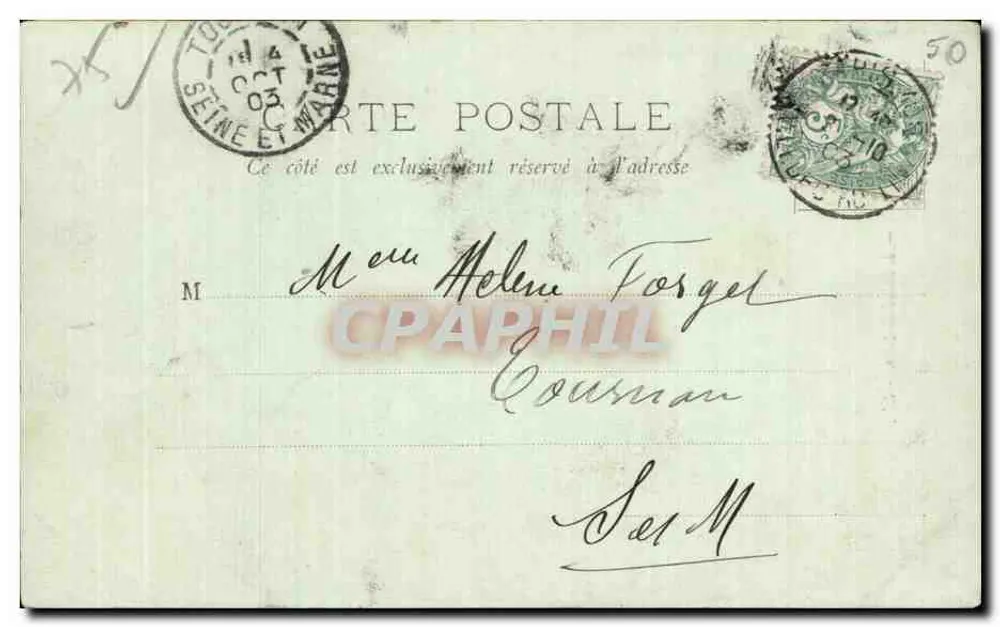 Paris — O Hotel de Sens — editor Châroux, n°174 - Verso