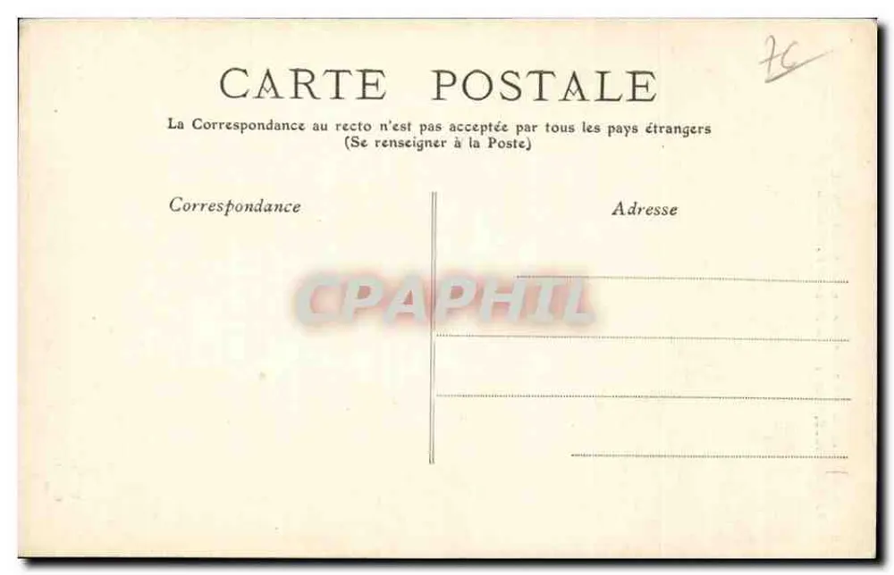 TANCARVILLE — Ruinen der Kapelle des Schlosses — Anonymer Verleger, n° 288 - Rückseite