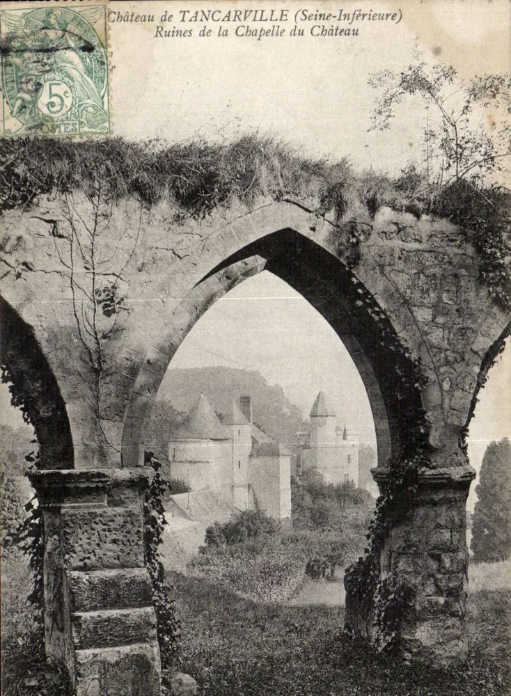 Schloss TANCARVILLE (Seine-Inférieure) — Ruinen der Schlosskapelle — Verlag nicht sichtbar - Vorderseite