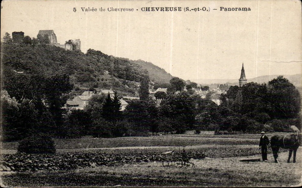 Vallée de Chevreuse — Panorama — Éditeur IMPRIMÉ : Lamorelle, Chevreuse - Awers