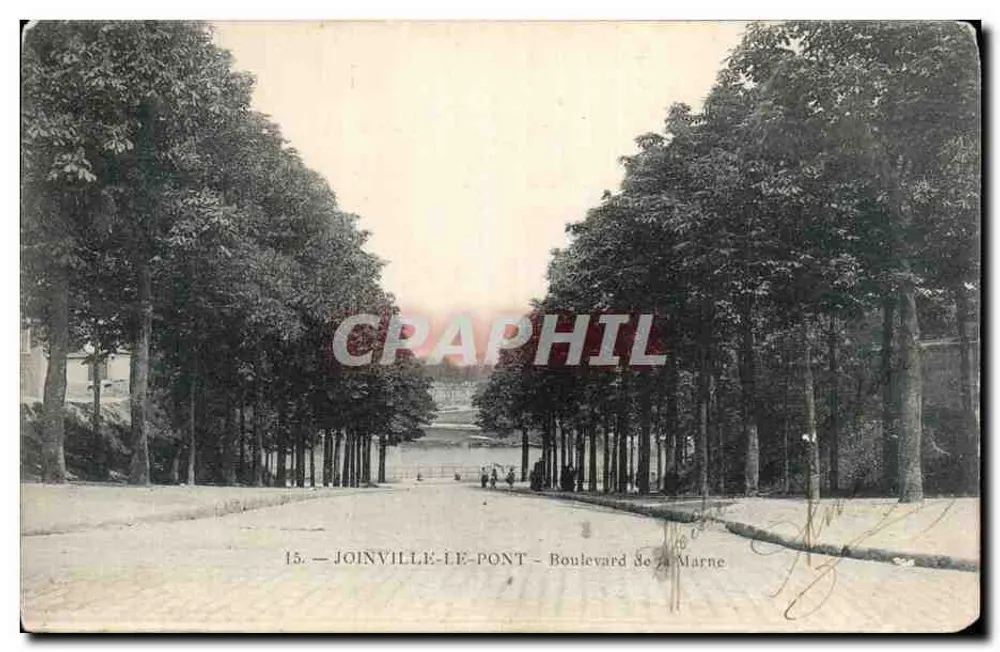 Joinville-le-Pont — Boulevard de la Marne — P. Marmuse, 53, bd Montparnasse, Paris - Frente