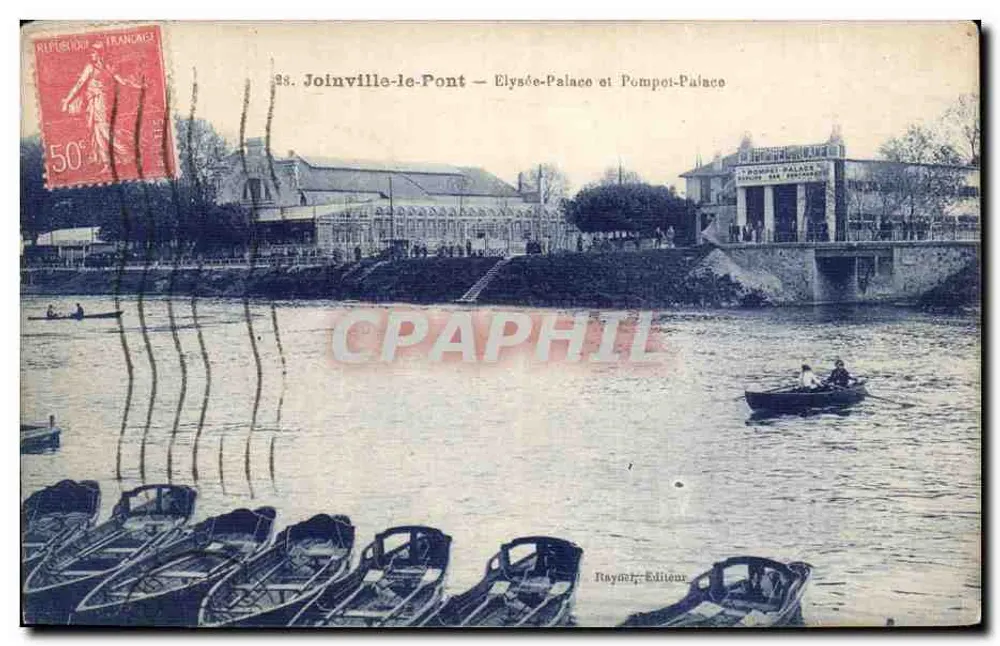 Joinville-le-Pont — Palácio Elysée e Palácio Pompopalace — Raynaut, Edições - Frente