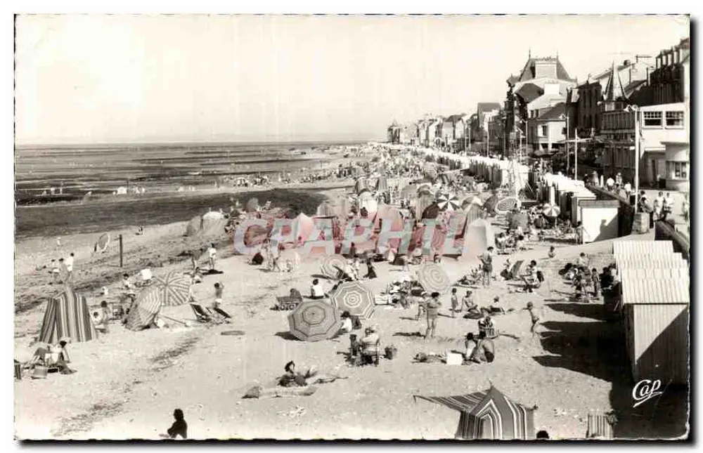 Saint-Aubin-sur-Mer — Der Strand und die Promenade — Cie des Arts Photomécaniques - Vorderseite