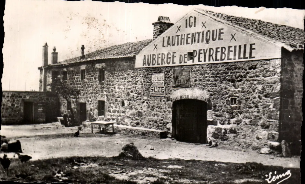 Auberge de Peyrebeille — L'Authentique — Édition Margerit Remond - Frente