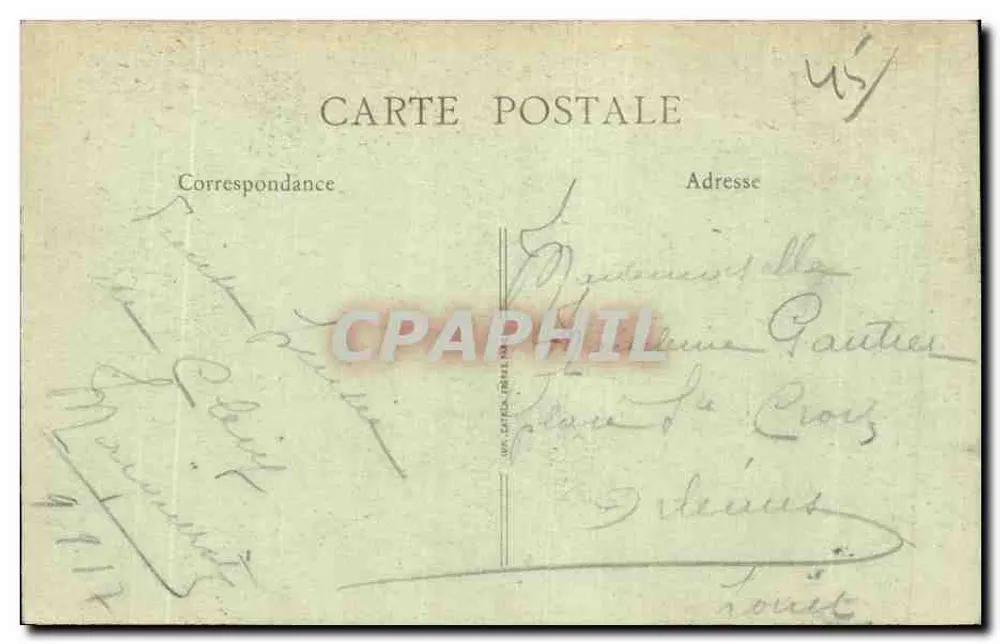 Cléry (Loiret) — Grabmal von Louis XI und Stuhle Louis XIII — Fassot, Verlag, n° 575 - Rückseite