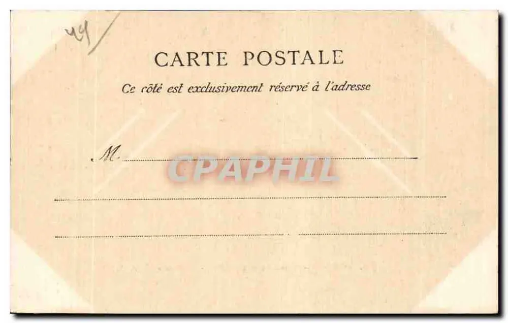 Angers — Praça do Ralliement — La Poste — A.C. - Verso