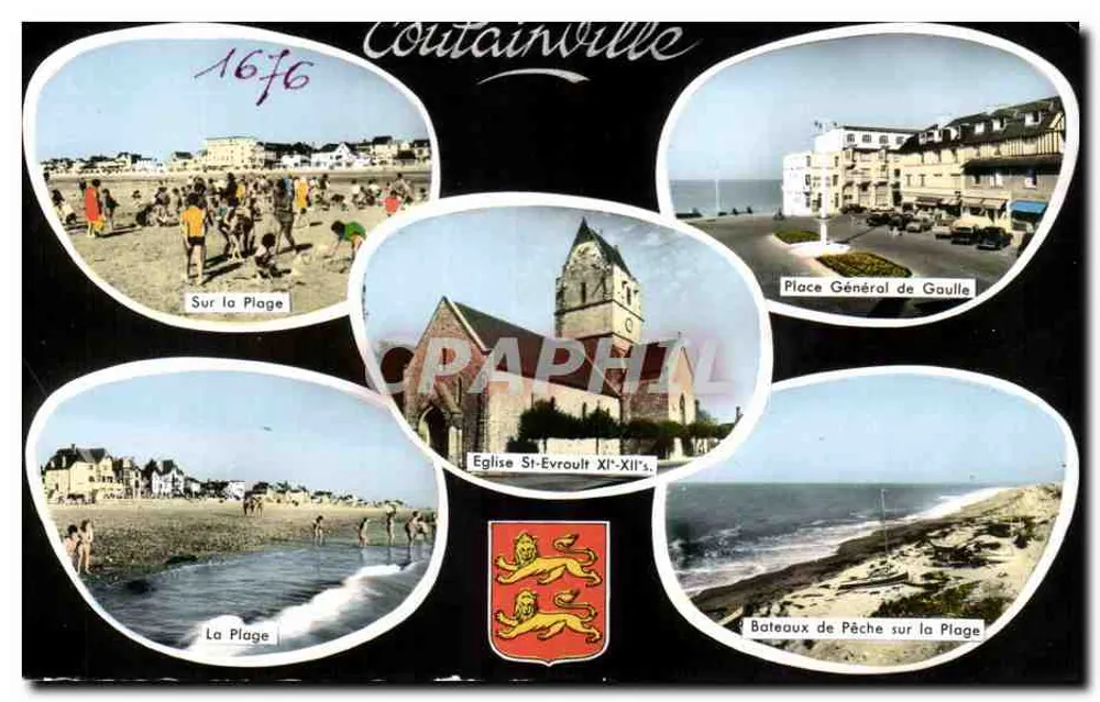 Coutainville — Vista panorâmica — Editor: REAL-PHOTO, Paris - Frente