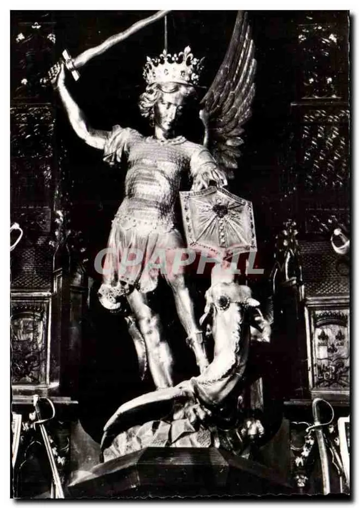 Mont-Saint-Michel — Statue des Erzengels — Éditions Gallois et Gaul - Ituel-Malmaison - Vorderseite