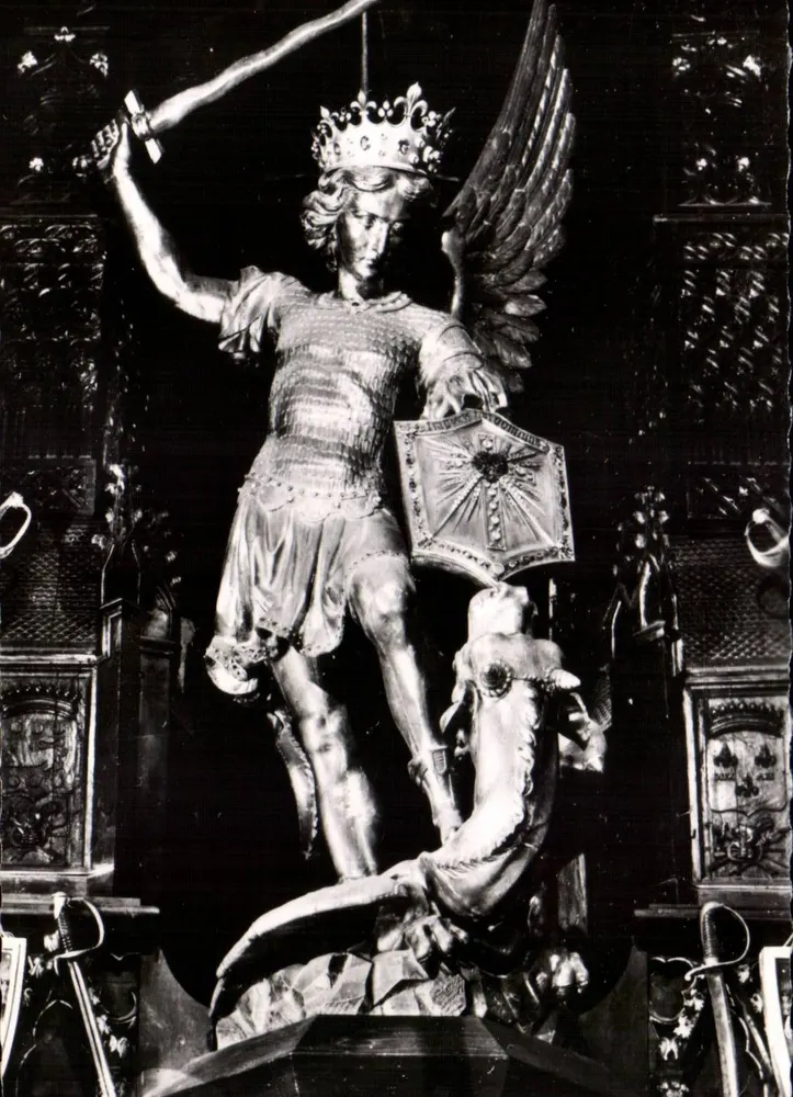 Mont-Saint-Michel — Statue des Erzengels — Gallios et Gual Editions, Malmaison Ed. - Vorderseite