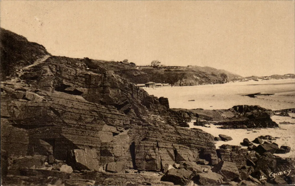 Kap Carteret (Manche) — Ansicht der Klippe und der Strand — Éditions Normandes Saint-Pierre-Église - Vorderseite
