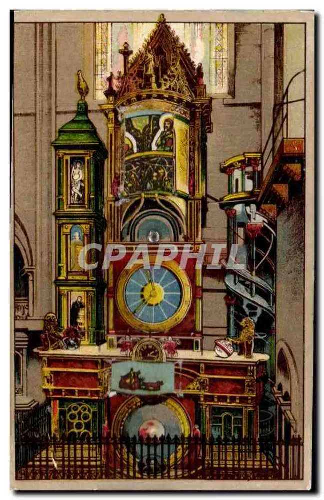Astronomische Uhr — Kathedrale von Straßburg — Verlag Félix Luib, Straßburg - Vorderseite