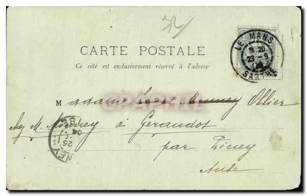 Sortie de Messe à Notre-Dame de la Couture — J. B. Larrue, éditeur, n° 109 - Rückseite