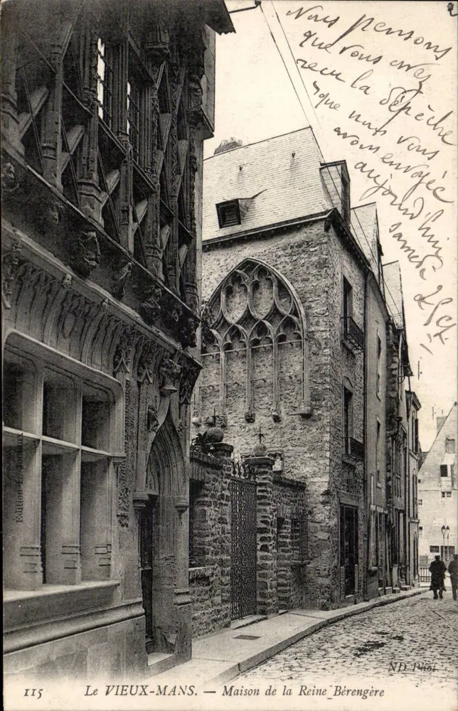 Der Alte Mans - Haus der Königin Berengère - Ausgabe D. Pottion - Vorderseite