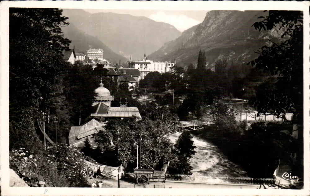 Brides-les-Bains (Savoie) — Blick auf die Hotels — Photocollis Macon - Vorderseite
