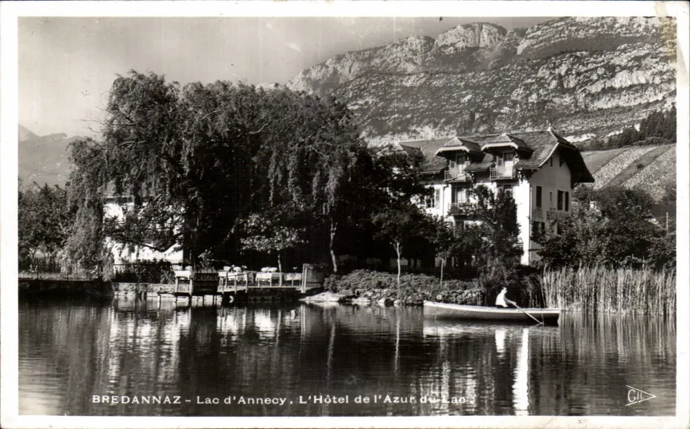 Bredannaz - See Annecy, Das Hotel de l'Azur du Lac - Vorderseite