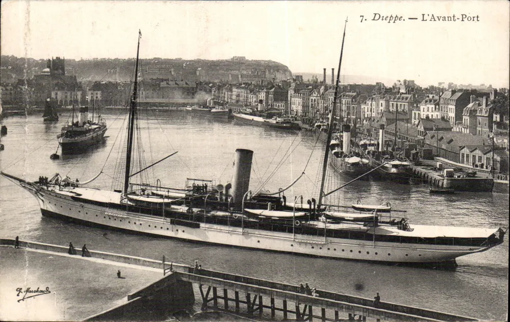 Dieppe — L'Avant-Port — G. Marchand, n°7 - Vorderseite