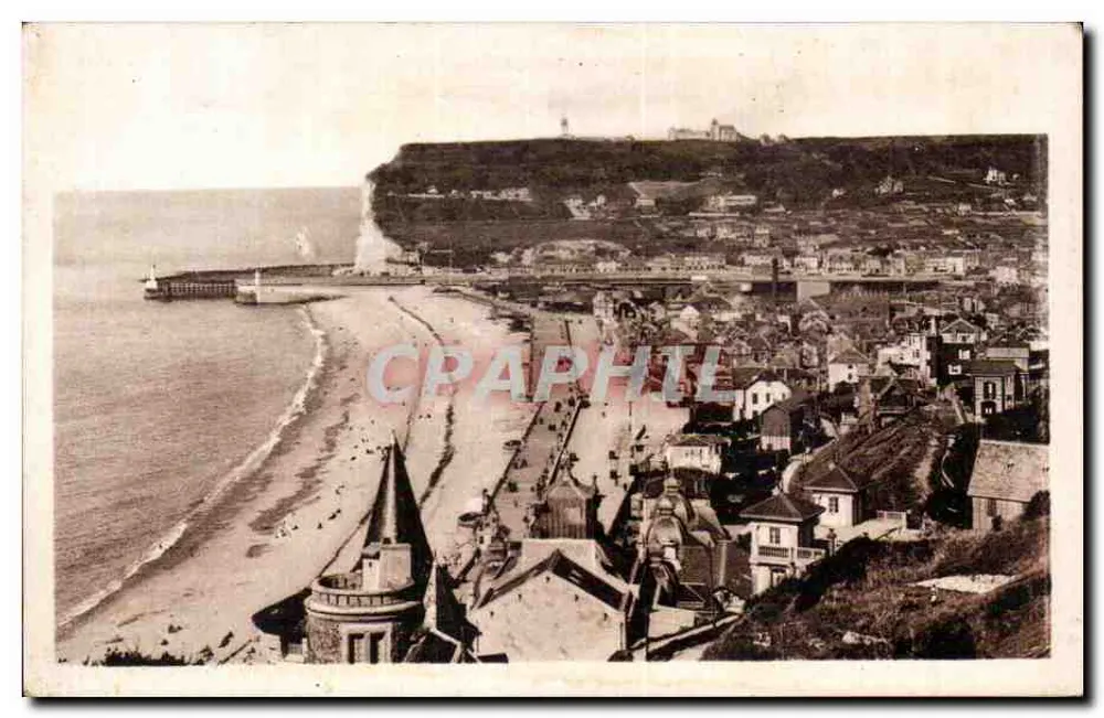 Fécamp — Vista geral — LL.6 — Editora: Cie des Arts Photographiques — Paris - Frente
