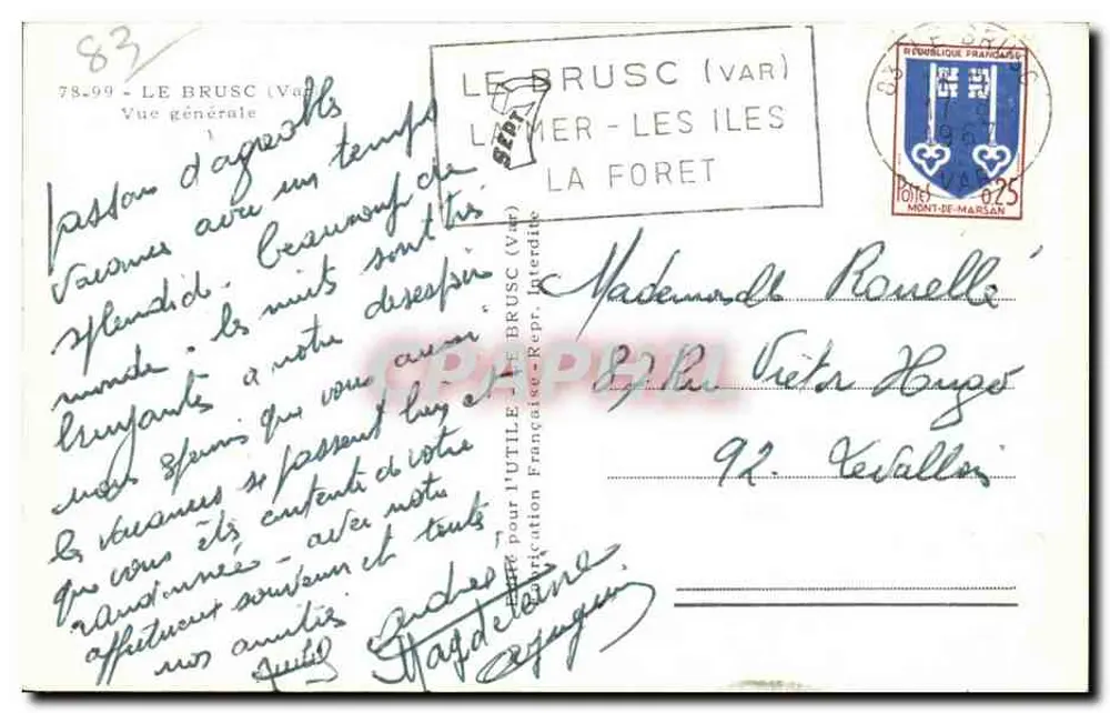 Le Brusc (Var) — Vista geral — Editor: L'UTILE - Verso