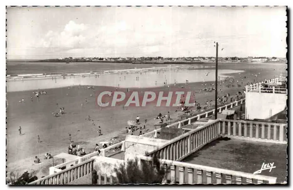 Praia de Saint-Gilles-sur-Vie — vista aérea — JELY - Frente
