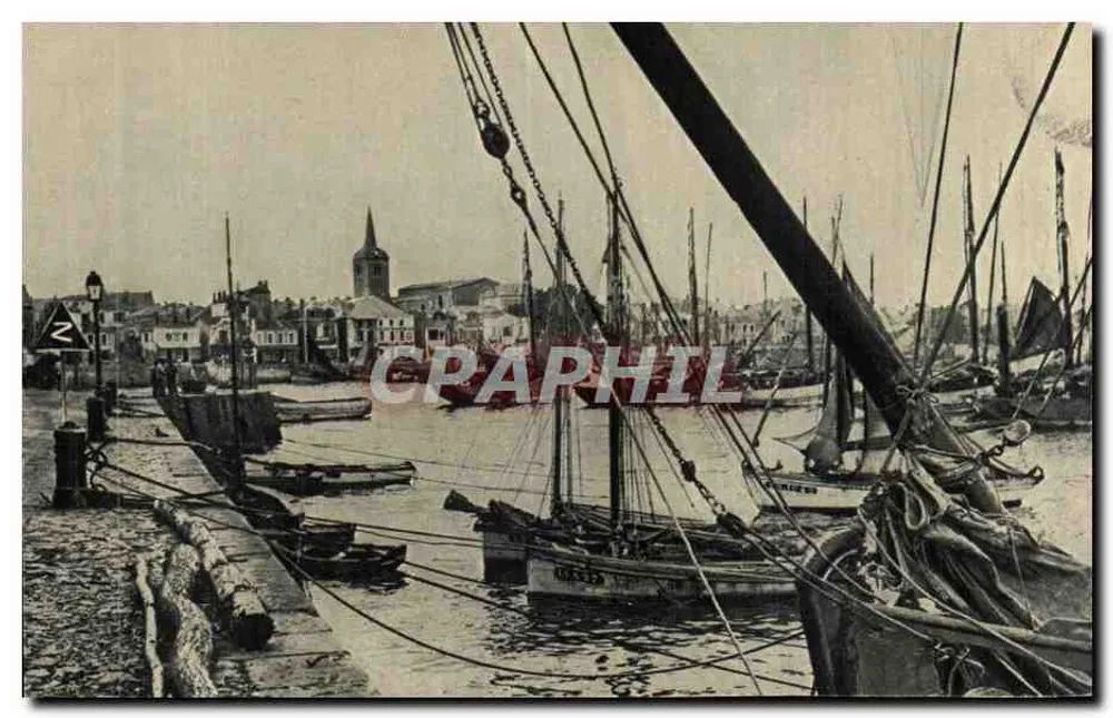 Les Sables-d'Olonne (Vendée) — Um Canto do Porto — Hellogravure Haccon - Frente