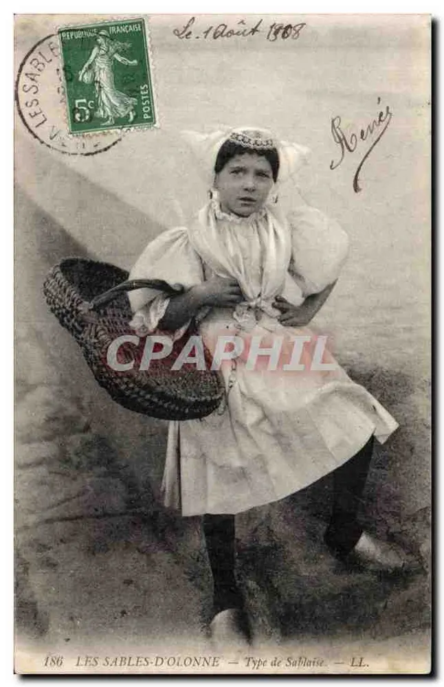 Les Sables-d'Olonne — Tipo de Sablaise — LL. — Editor LL. - Frente