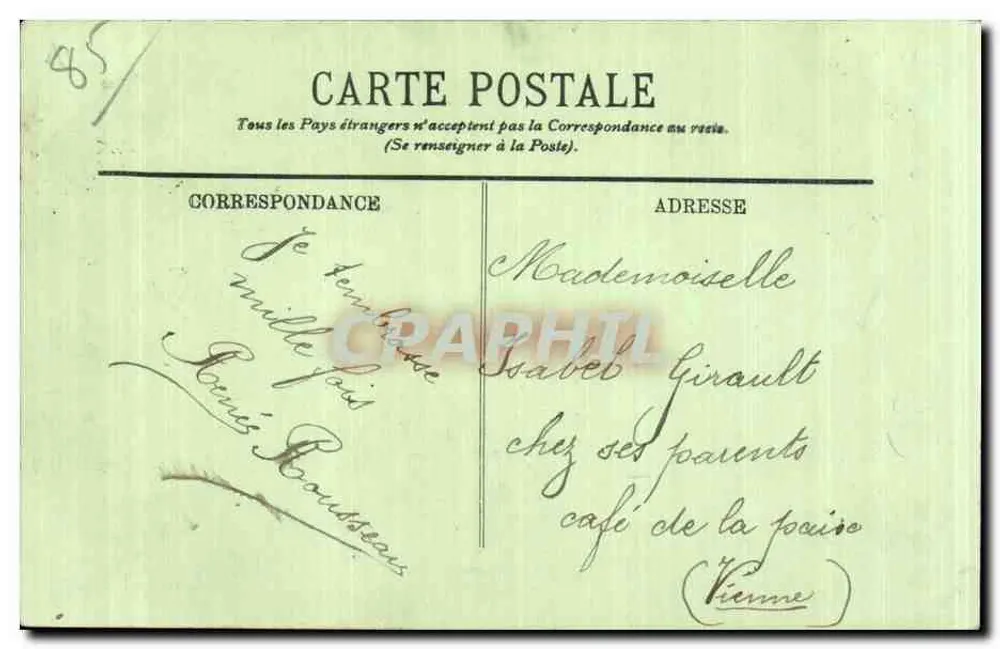Les Sables-d'Olonne — Tipo de Sablaise — LL. — Editor LL. - Verso