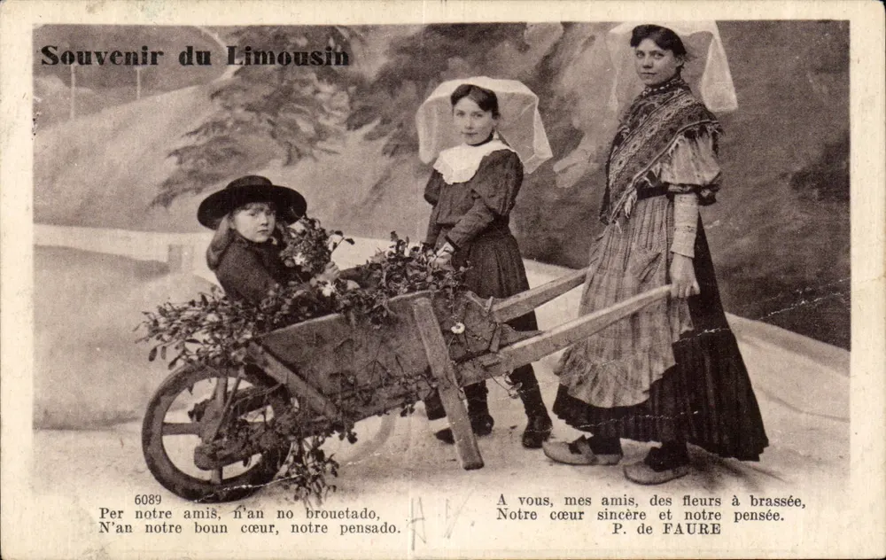 Herinnering aan Limousin — P. de FAURE, n° 6089 - Voorkant