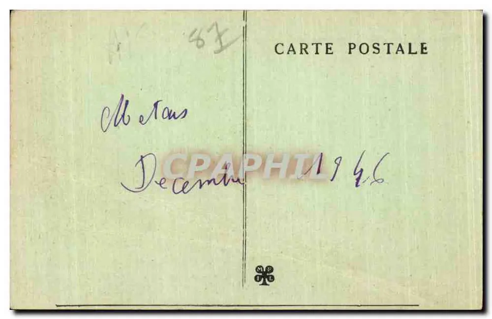 Herinnering aan Limousin — P. de FAURE, n° 6089 - Achterkant