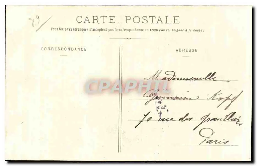 Tonnerre - Vista geral — L. Durand, fotog. édit., Tonnerre - Verso