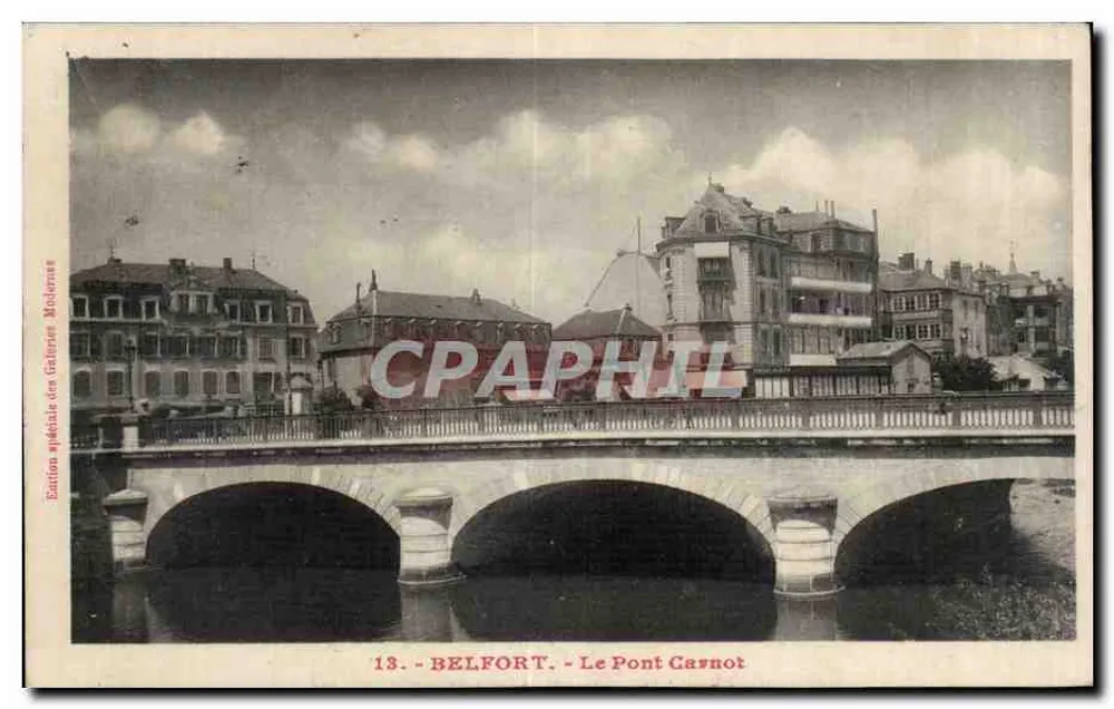 Belfort — Most Carnot — Wydanie specjalne Galerii Modern, n°13 - Awers