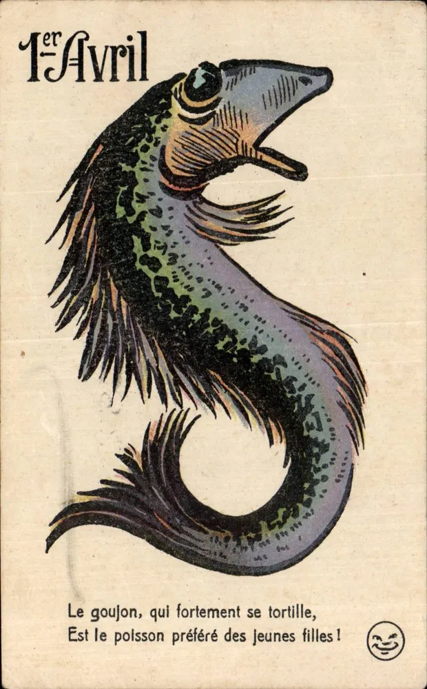 Goujon — 1. April — Édition Bonnemaison, Serie N° 62 - Vorderseite