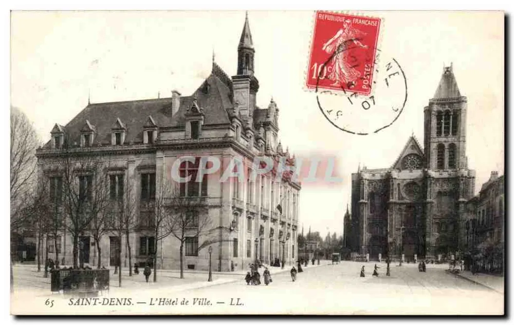Saint-Denis — O Hotel de Ville — LL. — n°65 - Frente