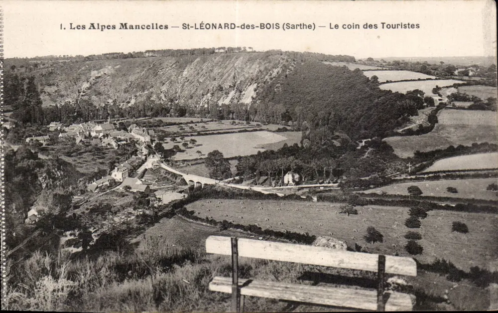 Die Mancelle-Alpen — St-Léonard-des-Bois (Sarthe) — Der Touristenwinkel - Vorderseite