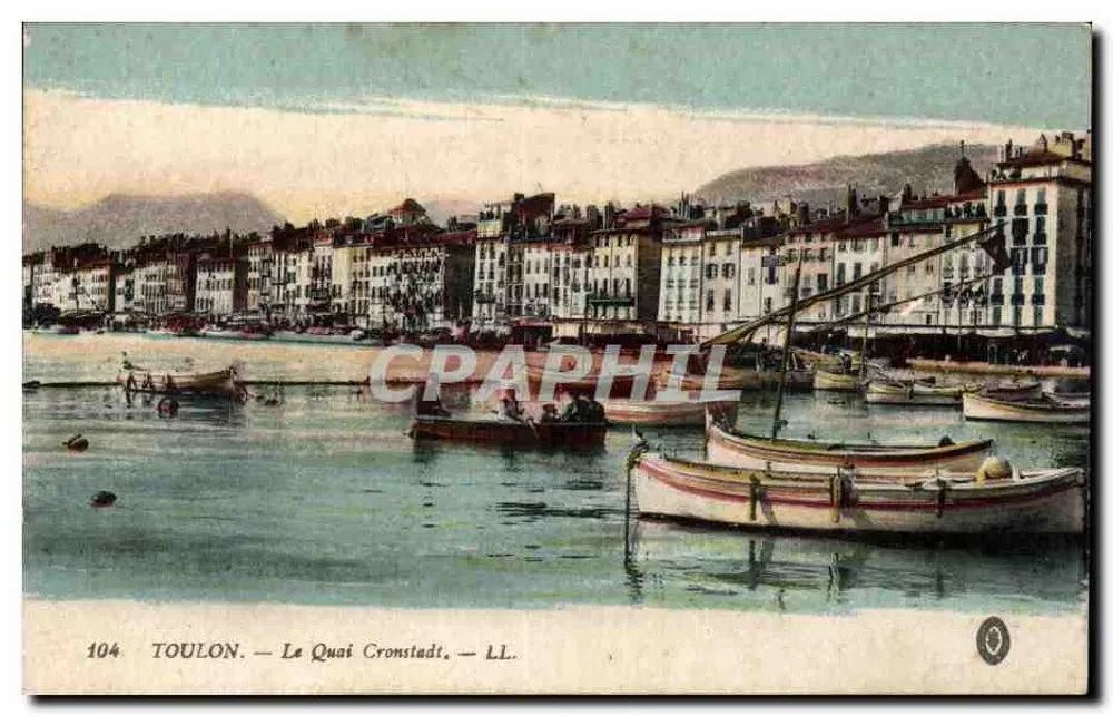 Toulon — O Quai Cronstadt — LL. n°104 - Frente
