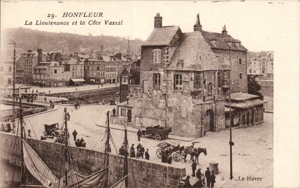 Honfleur — Die Lieutenant und die Côte Vassal — G. F., Le Havre - Vorderseite