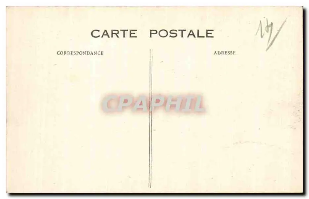 Honfleur — Die Lieutenant und die Côte Vassal — G. F., Le Havre - Rückseite