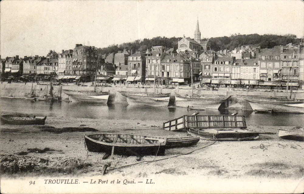 Trouville — Der Hafen und der Kai — LL. - Vorderseite