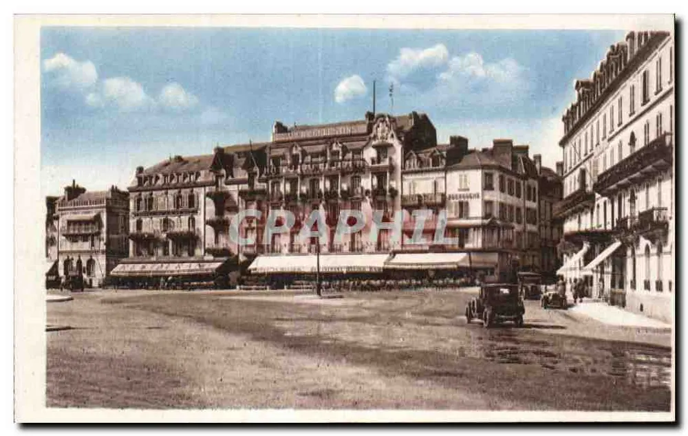 Trouville - Die Hotels Bellevue und de la Plage — Imp. Letellier, Paris - Vorderseite