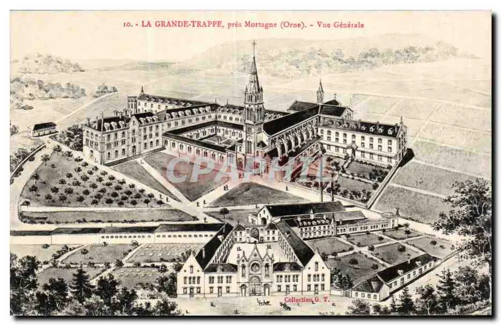 La Grande-Trappe, in der Nähe von Mortagne (Orne) — Allgemeiner Blick — Sammlung G. T. - Vorderseite