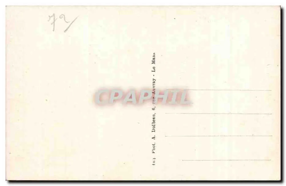 Le Mans — Jardim das Plantas — Um belo Canto — Fot. A. Lotbeau - Verso