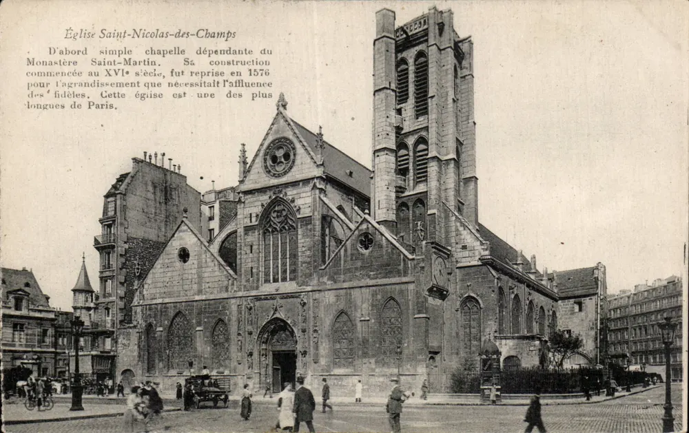 Kirche Saint-Nicolas-des-Champs — Paris — Imp. Le Deley, Paris - Vorderseite