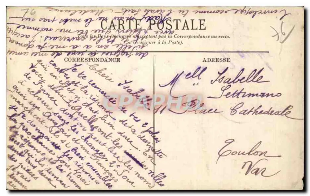 Le Havre — Place Gambetta und das Theater — LL. - Rückseite