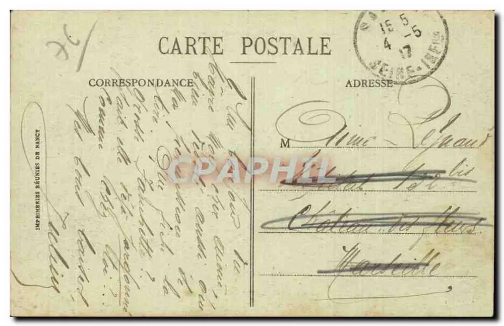Le Havre - Der Große Kai und das Dampfschiff Southampton — C.V. - 2110 - Rückseite