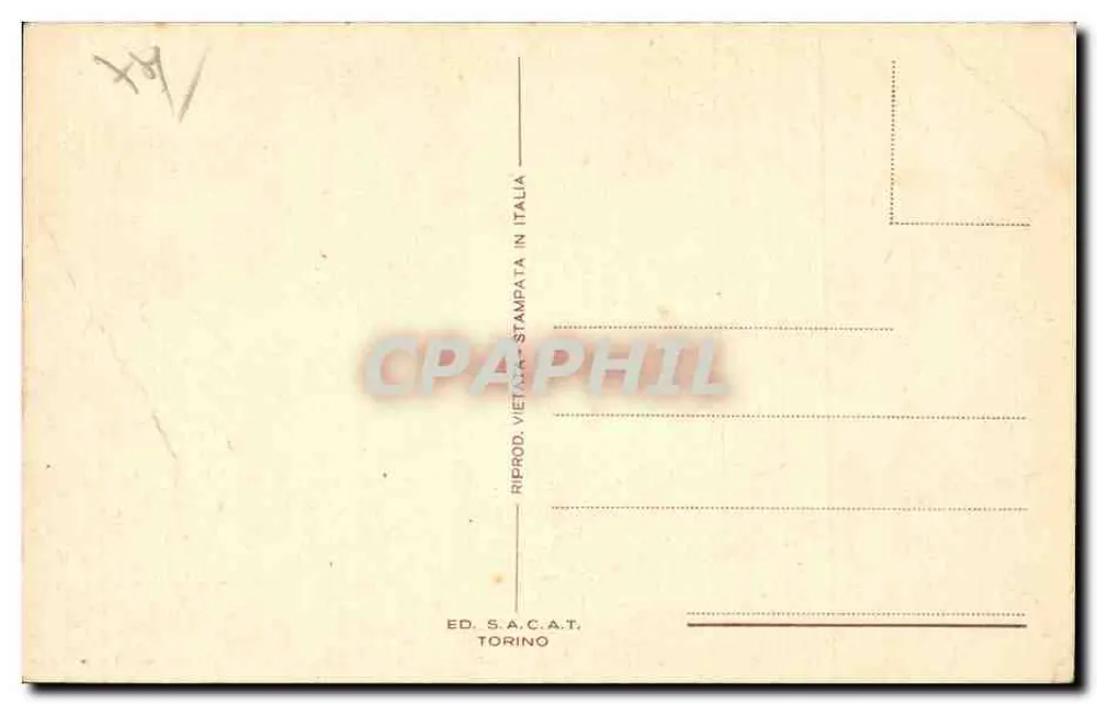 Ospizio Piccolo S. Bernardo (m. 2200) — Winter — Serie 1730 - Rückseite